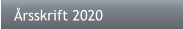 Årsskrift 2020